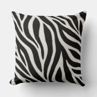 Almohada decorativa de estampado de cebra | Animal