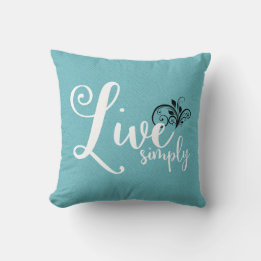 Almohada decorativa de estilo granja con el texto