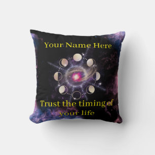 Almohada Decorativa de Fases Lunares – Geometría S