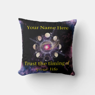 Almohada Decorativa de Fases Lunares – Geometría S