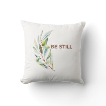 Almohada Decorativa de Fe 'Quédate Quieto'