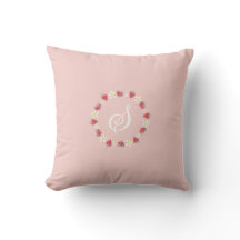 ALMOHADA DECORATIVA DE FLOR DE CEREZO PARA BEBÉ