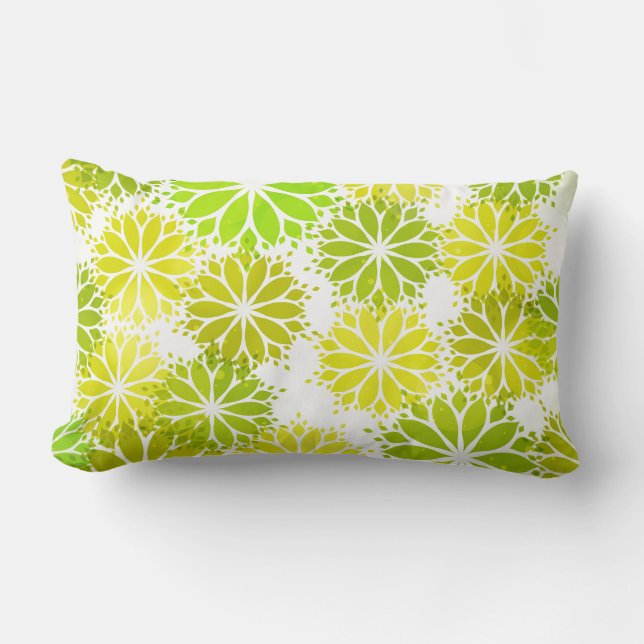 Almohada decorativa de flores (Anverso)