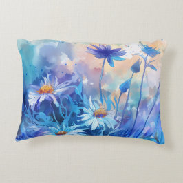 Almohada decorativa de flores: Blossoms acuarela