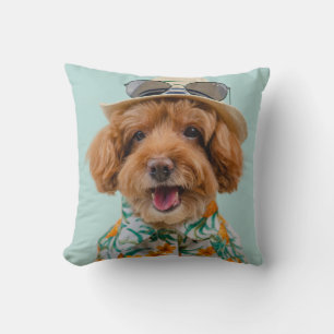 Almohada Decorativa de Foto de Perro
