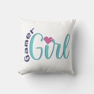 Almohada Decorativa de Gamer Girl - Regalo Perfect