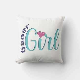 Almohada Decorativa de Gamer Girl - Regalo Perfect
