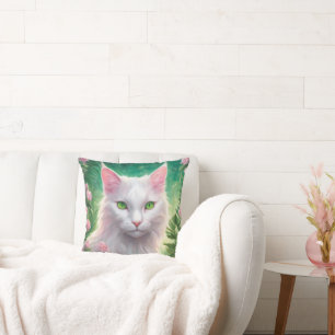 Almohada Decorativa de Gato 50 cm x 50 cm
