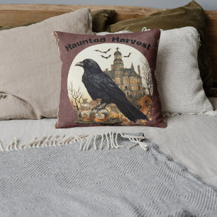 Almohada decorativa de Halloween Cosecha Embrujada
