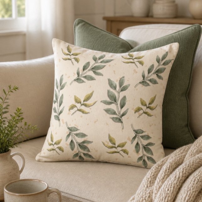 Almohada decorativa de hoja (Subido por el creador)