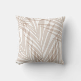 Almohada Decorativa de Hojas Tropicales Minimalist