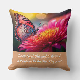 Almohada decorativa de inspiración cristiana