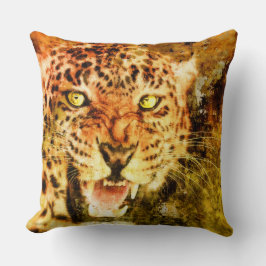 Almohada decorativa de Jaguar Grunge