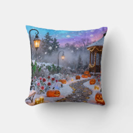 Almohada decorativa de jardín de Halloween de invi