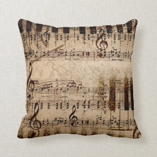 Almohada decorativa de la música