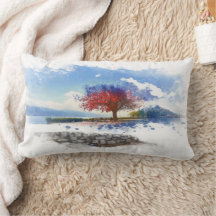 Almohada decorativa de lago sereno