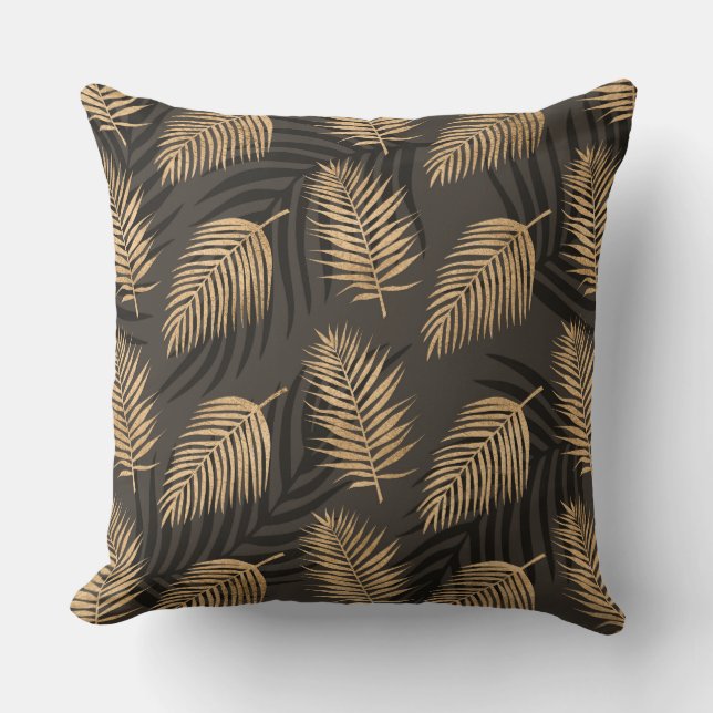 Almohada decorativa de las hojas de palma (Anverso)