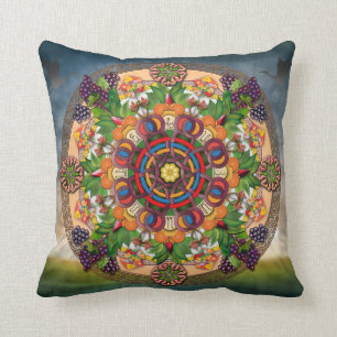 Almohada decorativa de las uvas armenias de la