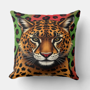 Almohada decorativa de leopardo