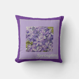 Almohada decorativa de lila