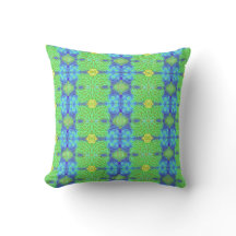 Almohada decorativa de lima y arándano