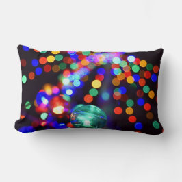 Almohada Decorativa de Luces Navideñas con Efecto