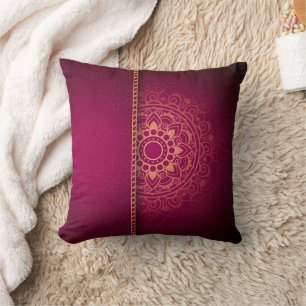 Almohada decorativa de lujo Mandala