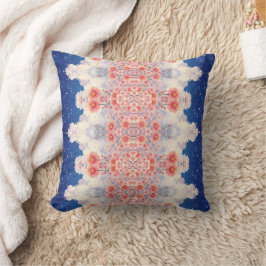 Almohada decorativa de mandala floral celestial