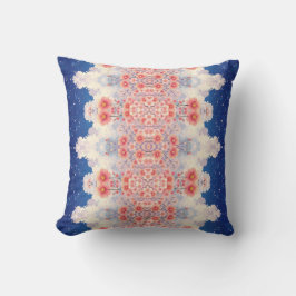 Almohada decorativa de mandala floral celestial