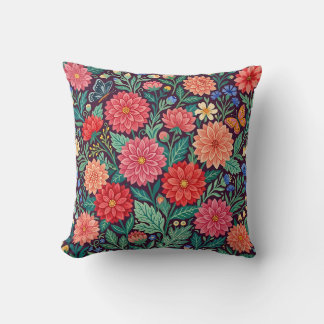 Almohada decorativa de mariposa Dahlia Acento flor