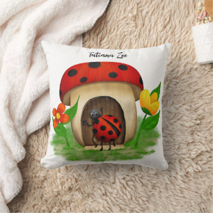 Almohada Decorativa de Mariquita Amiga
