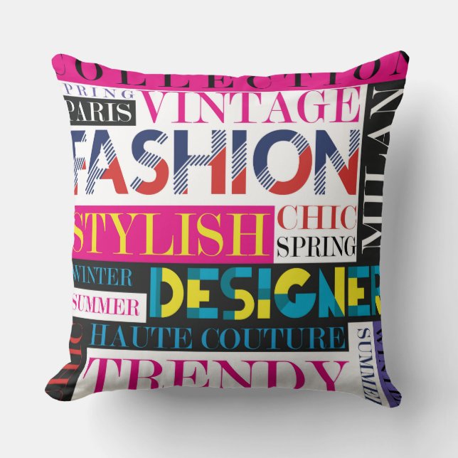 Almohada Decorativa de Moda (Anverso)