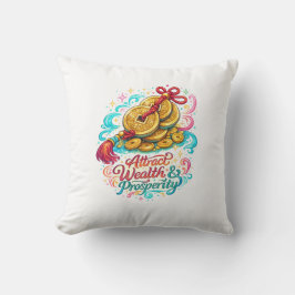 Almohada Decorativa de Monedas Chinas Símbolo de l