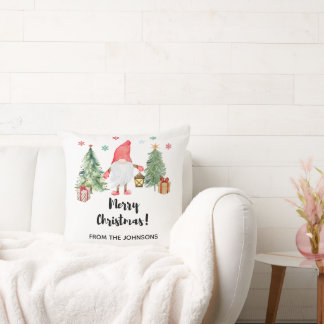 Almohada decorativa de Navidad Gnome regalo