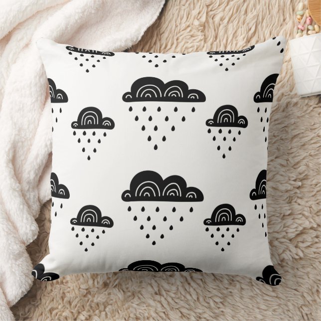 Almohada decorativa de nursery de abeja y arcoíris (Manta)