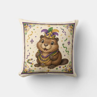 Almohada decorativa de nutria adorable de Nueva Or