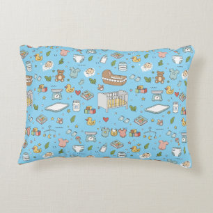 Almohada decorativa de osito de peluche de pato pa