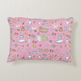 Almohada decorativa de osito de peluche pato paste