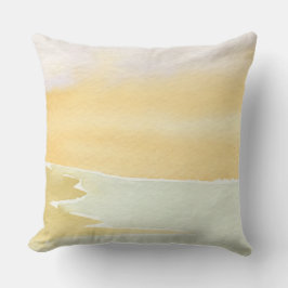 Almohada decorativa de paisaje abstracto relajante