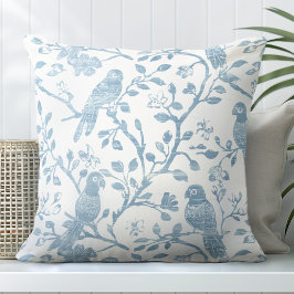 Almohada Decorativa de Pájaro Costero