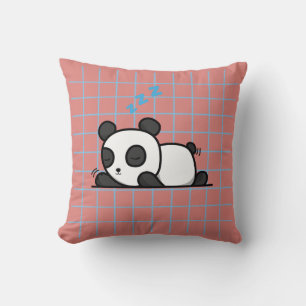 Almohada Decorativa de Panda Dormido – Dibujo Anim