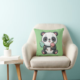 Almohada decorativa de panda lindo