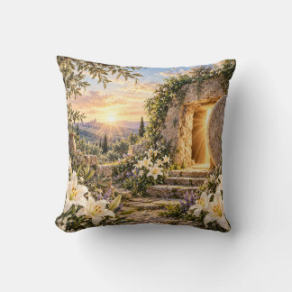 Almohada Decorativa de Pascua 'Él ha Resucitado' c