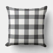 Almohada decorativa de patrón a cuadros minimalist