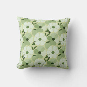 Almohada decorativa de patrón floral tropical – Bo