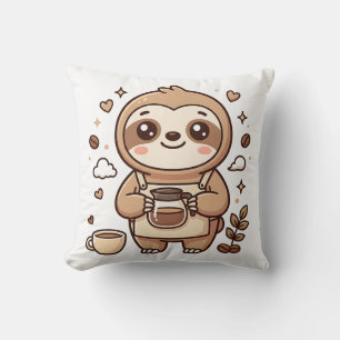 Almohada Decorativa de Perezoso Barista