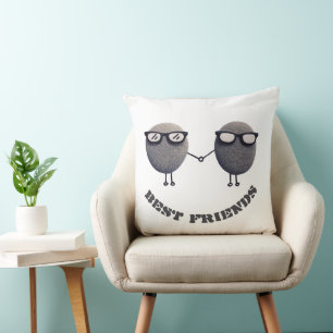 Almohada decorativa de personajes amigos lindos