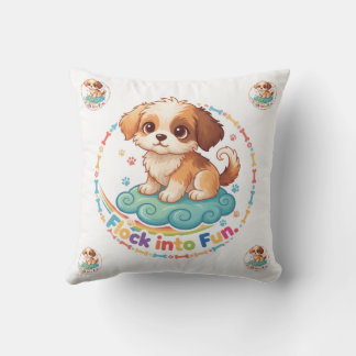 Almohada decorativa de poliéster colorida «Flock I