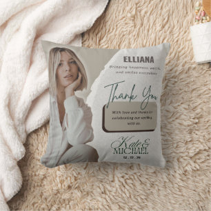 Almohada Decorativa de Recuerdo de Evento Personal