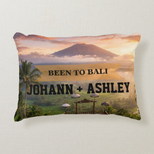 Almohada decorativa de recuerdo de viaje a Bali In